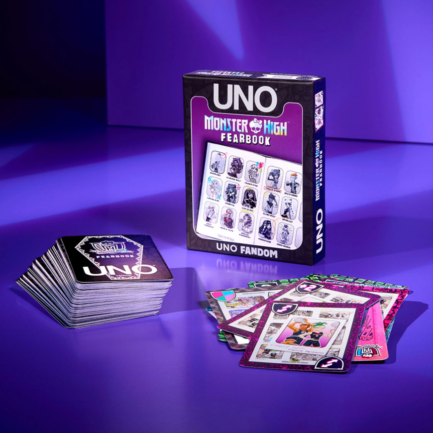 UNO Fandom Monster High Fearbook Deck