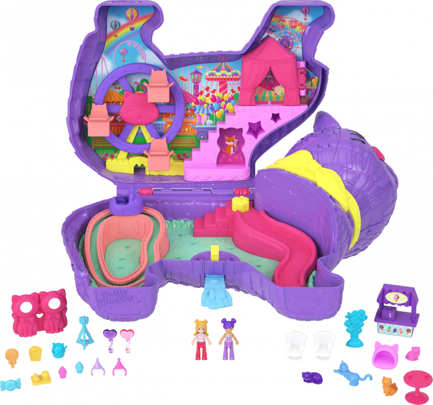 Polly Pocket Celebration Kitty pinata playset