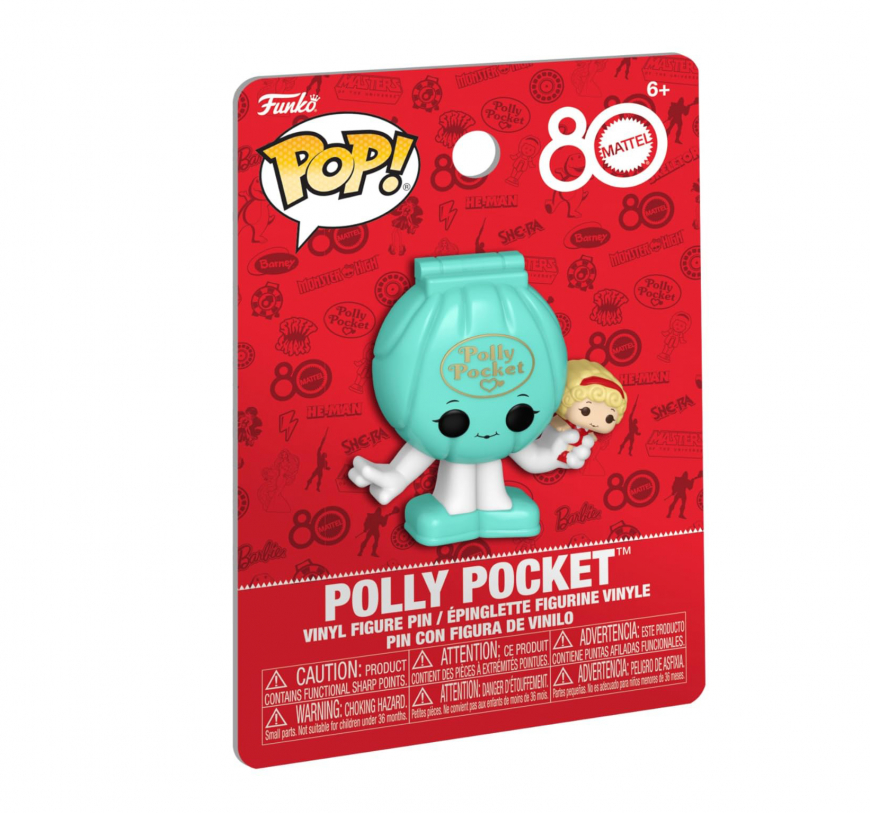 Funko Pop PVC Pin Polly Pocket shell