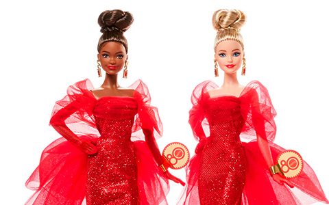 Barbie Signature Mattel 80th Anniversary Ruby Red Dolls Barbie Signature Mattel 80th Anniversary Ruby Red Dolls