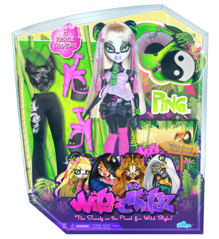 New Wild Childz dolls prototype boxes
