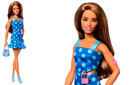 Barbie Fashionistas with Type 1 Diabetes doll 2025 Barbie Fashionistas with Type 1 Diabetes doll 2025