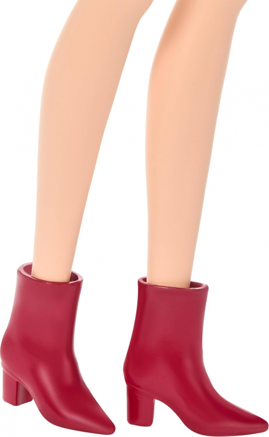 Barbie Fashionistas Doll #246 Pink Leopard Print Strapless Dress